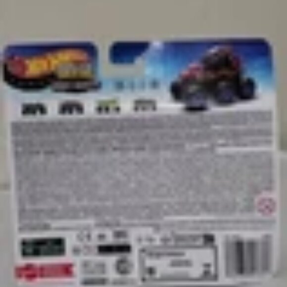 Hot Wheels Monster Trucks Big Rigs The 909 6-Wheel Red Monster Truck 2024 Die-Ca - Picture 8 of 9